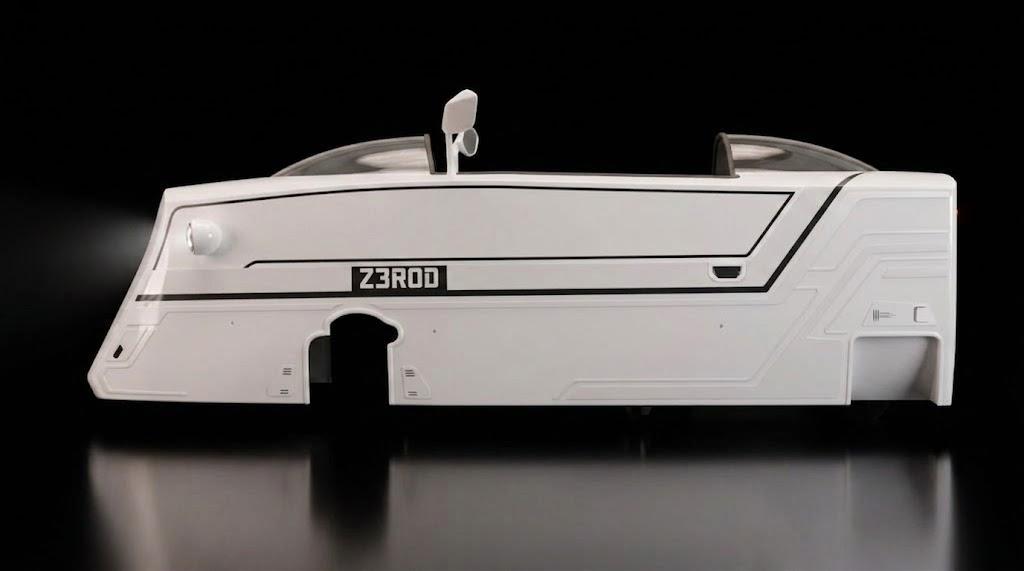 ZBROD Karosserie in der Seitenansicht — Arctic White