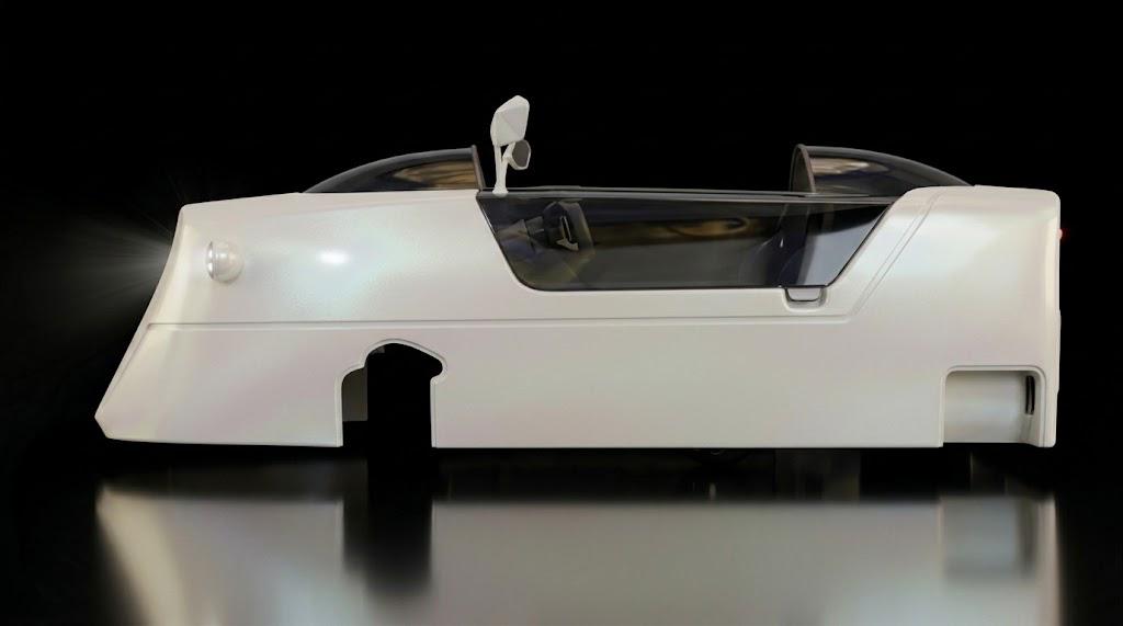 ZBROD Karosserie in der Seitenansicht — Pearl White