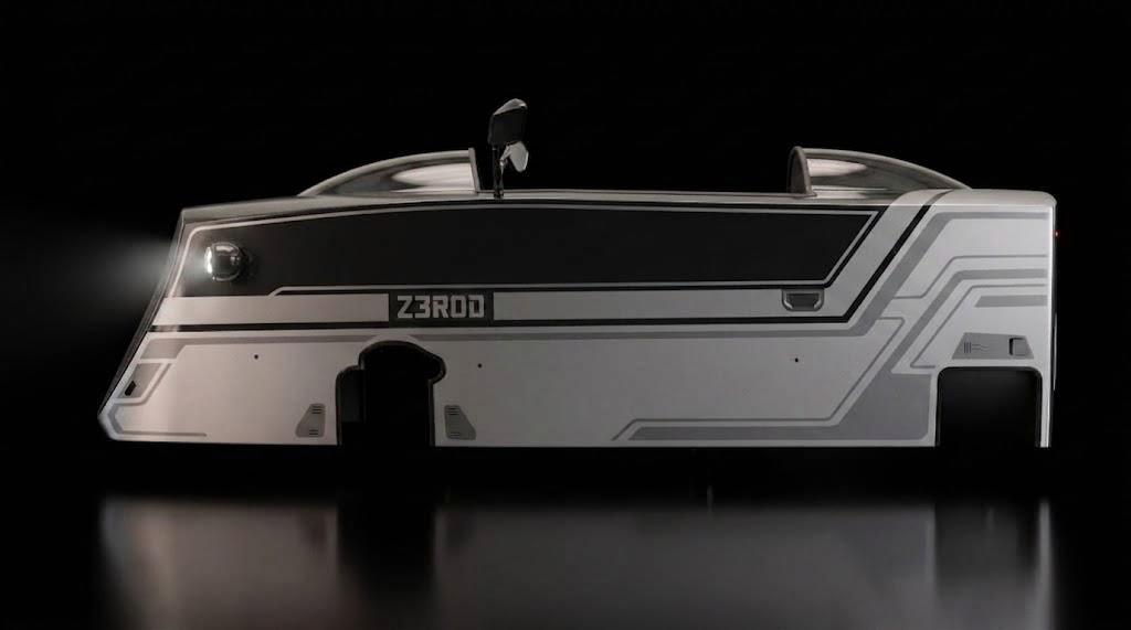 ZBROD Karosserie in der Seitenansicht — Circuit Silver